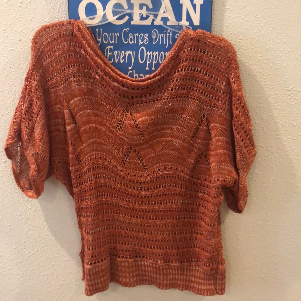 Orange sweater